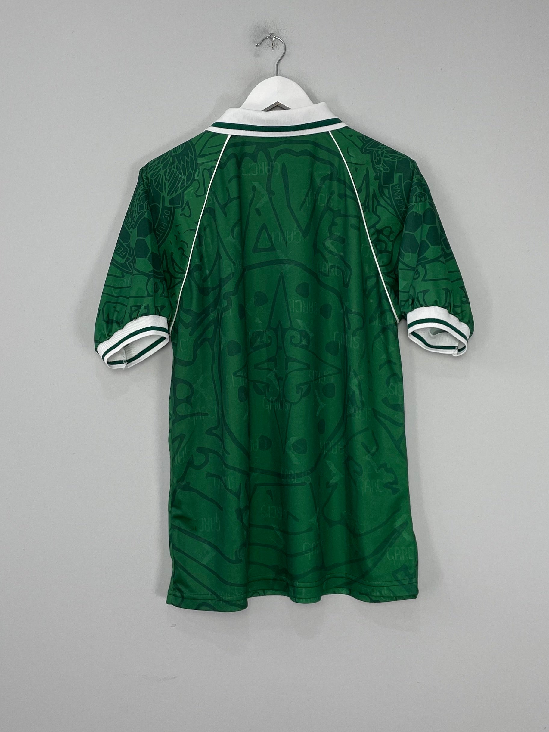 Shop 1999 MEXICO HOME SHIRT (M) GARCIS, classic football shirts, vintage football shirts & retro soccer jerseys at Cult Kits