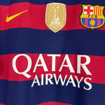 Shop 2015/16 BARCELONA SUAREZ #9 HOME SHIRT (XL) NIKE, classic football shirts, vintage football shirts & retro soccer jerseys at Cult Kits