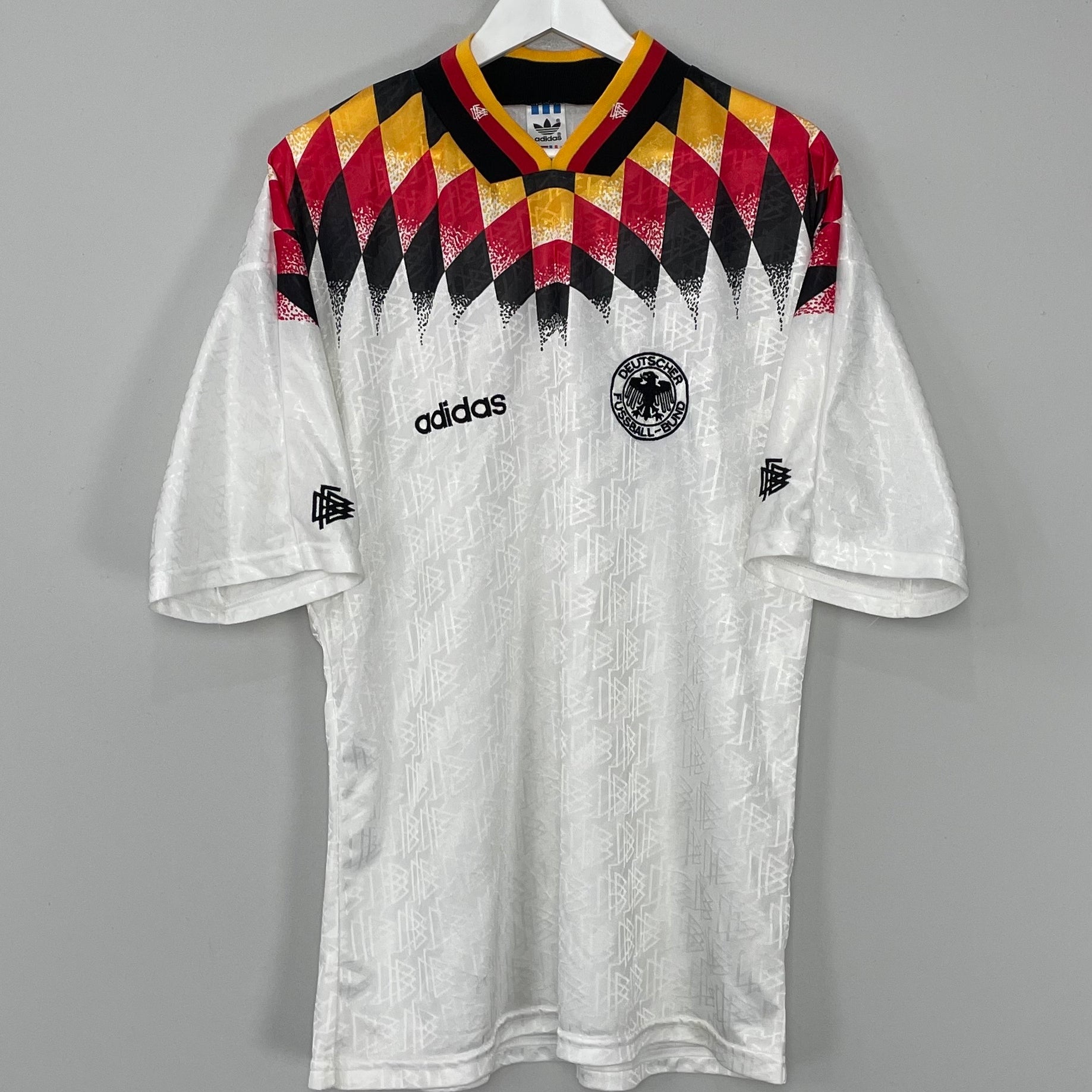 Shop 1994/96 GERMANY HOME SHIRT (XL) ADIDAS, classic football shirts, vintage football shirts & retro soccer jerseys at Cult Kits