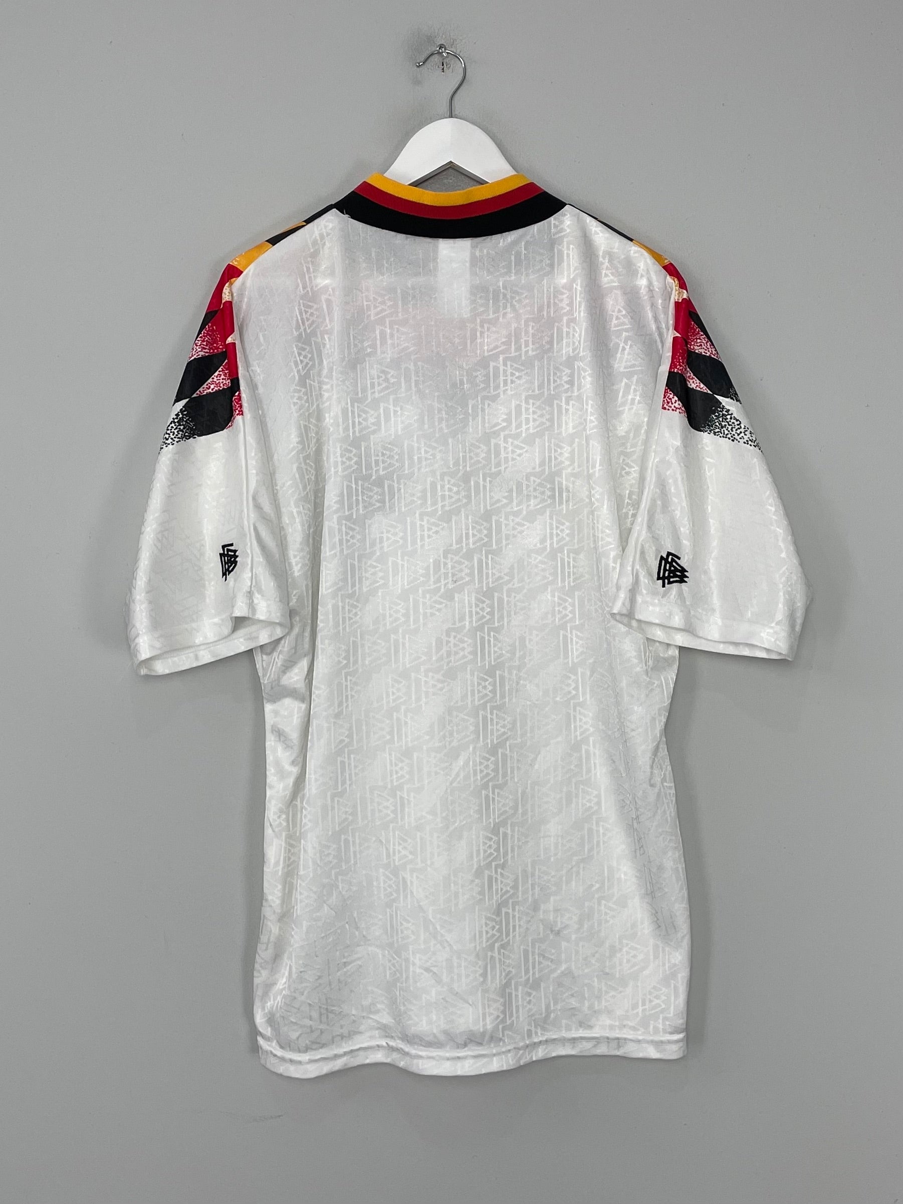 Shop 1994/96 GERMANY HOME SHIRT (XL) ADIDAS, classic football shirts, vintage football shirts & retro soccer jerseys at Cult Kits