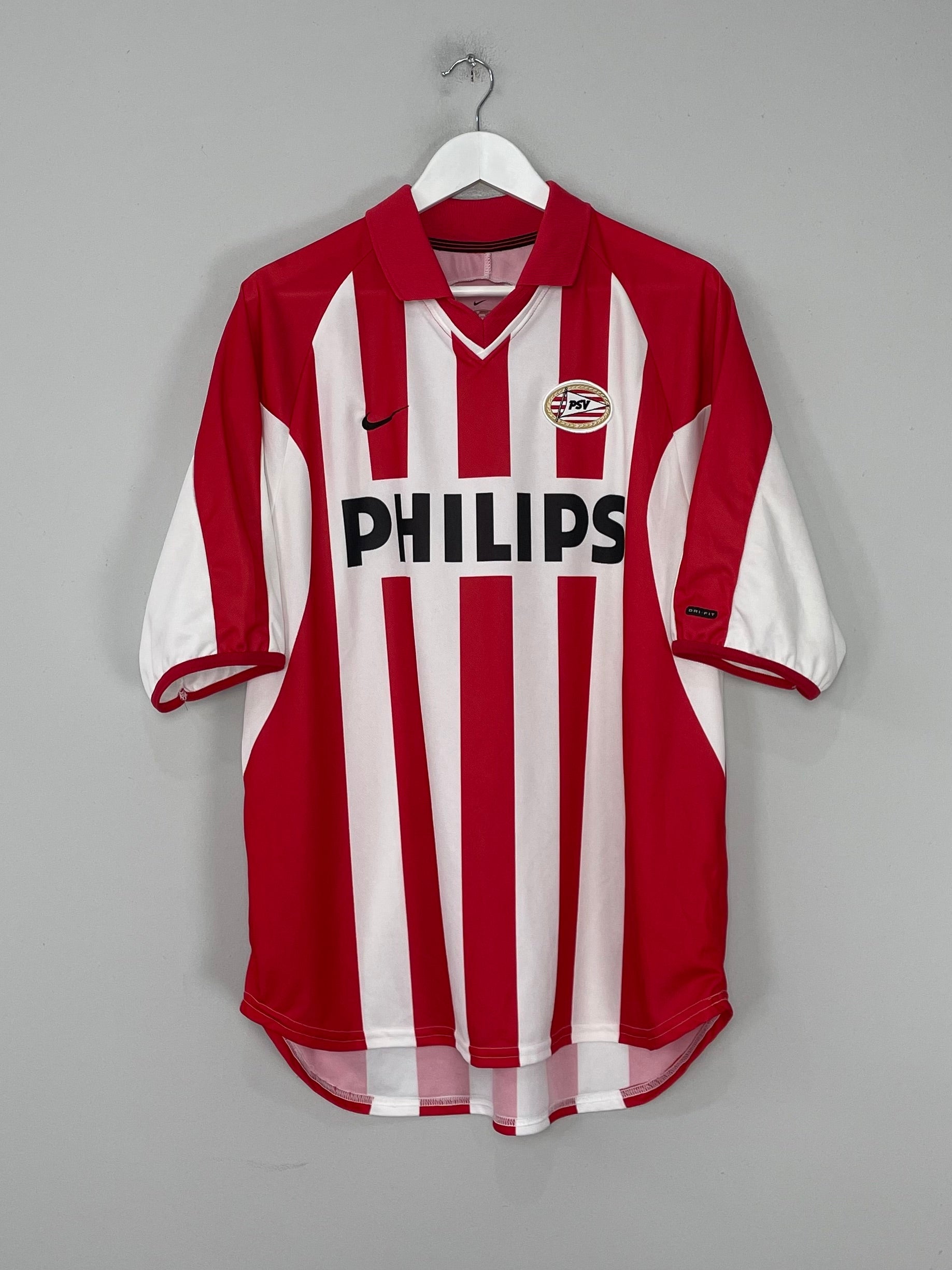 Shop 2000/02 PSV HOME SHIRT (XL) NIKE, classic football shirts, vintage football shirts & retro soccer jerseys at Cult Kits