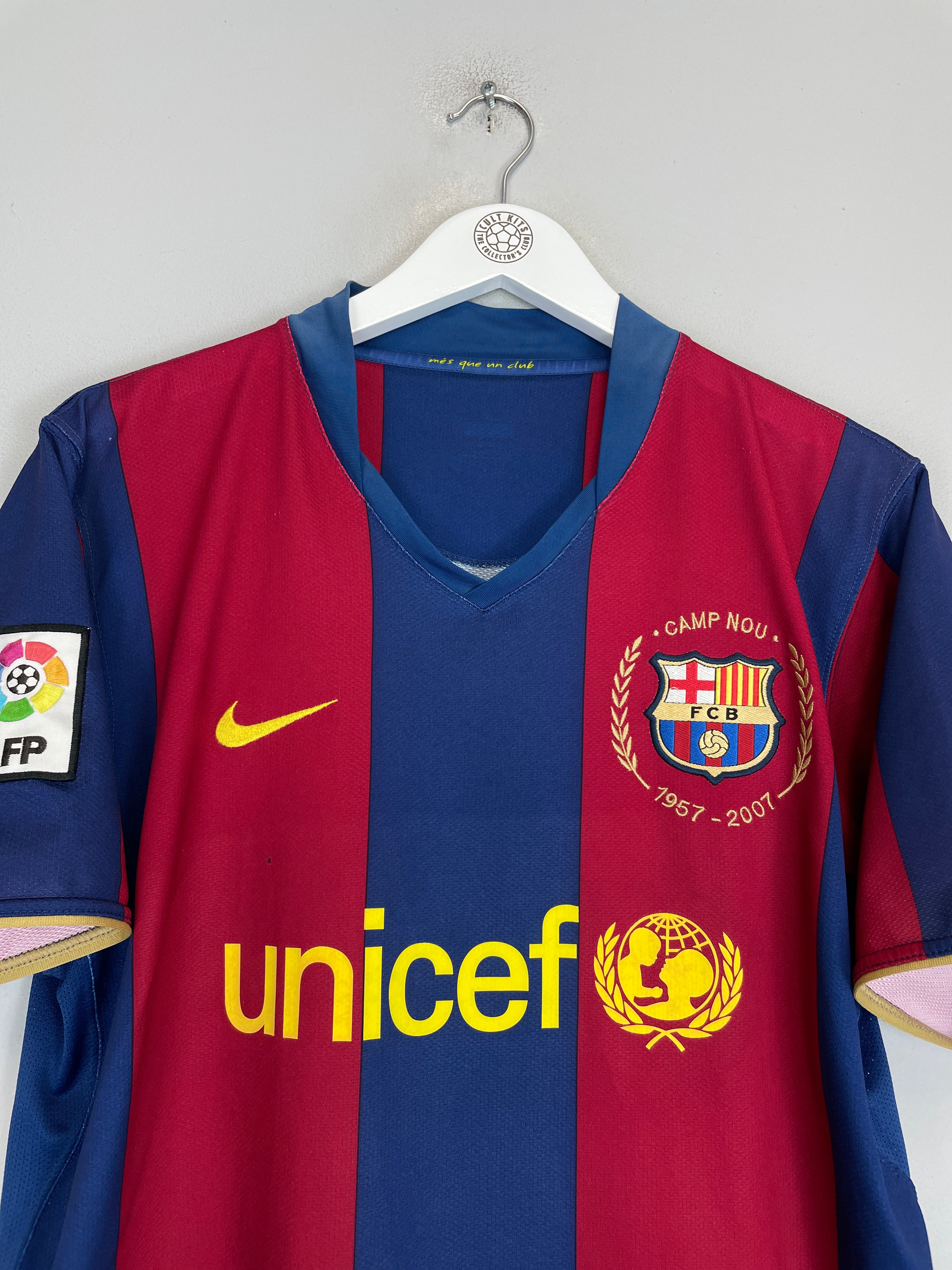 2007/08 BARCELONA MESSI #19 HOME SHIRT (L) NIKE – Cult Kits