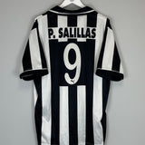 2001/02 CD CASTELLON P.SALILAS #9 *MATCH ISSUE* HOME SHIRT (XL) PUMA