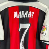 2001/02 DEPORTIVO LA CORUNA MAKAAY #7 AWAY SHIRT (XL) JOMA