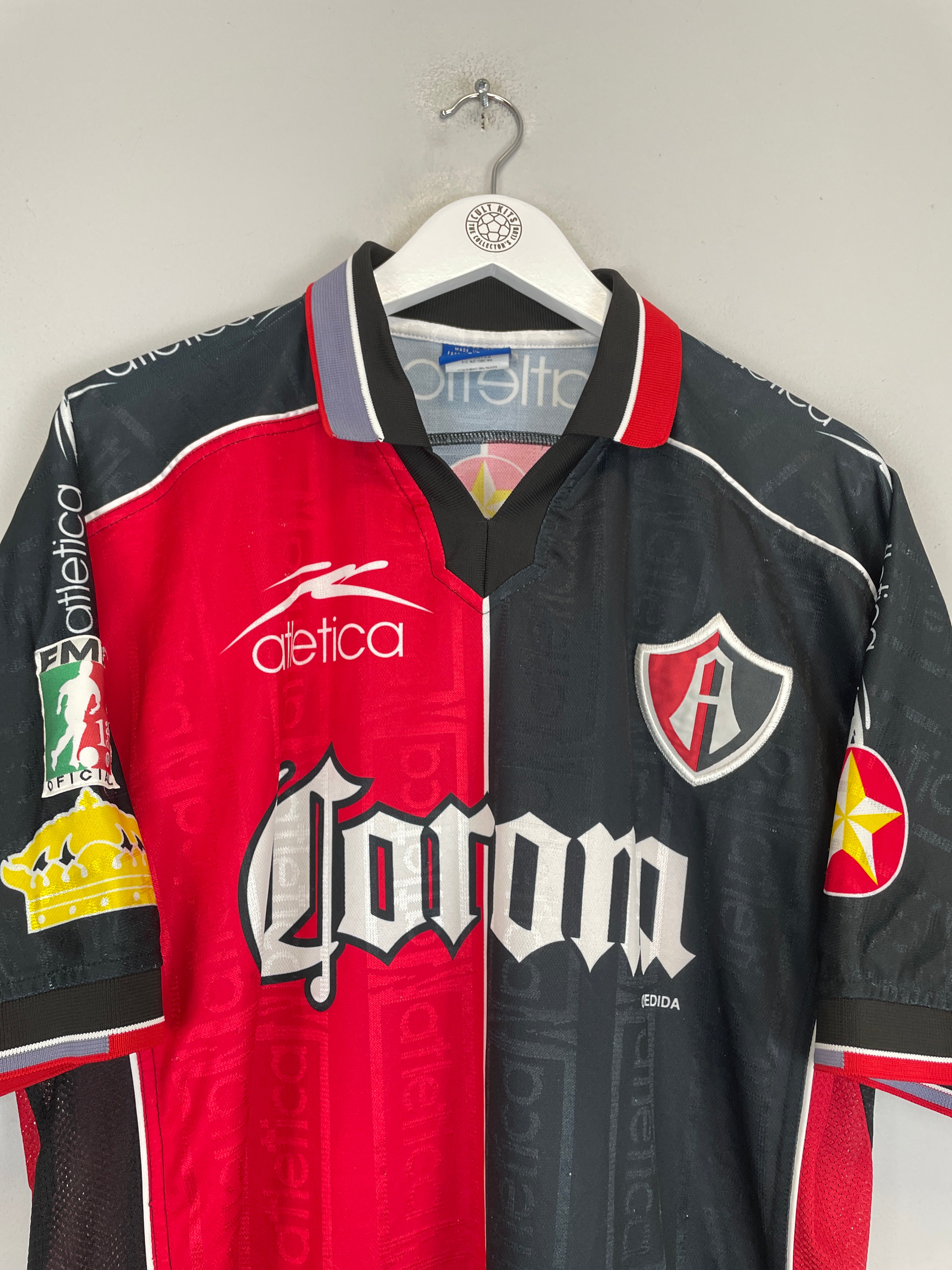 Shop 2000/01 ATLAS HOME SHIRT (L) ATLETICA, classic football shirts, vintage football shirts & retro soccer jerseys at Cult Kits
