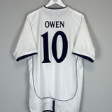 2001/02 ENGLAND OWEN #10 *5-1 vs GERMANY* HOME SHIRT (L) UMBRO
