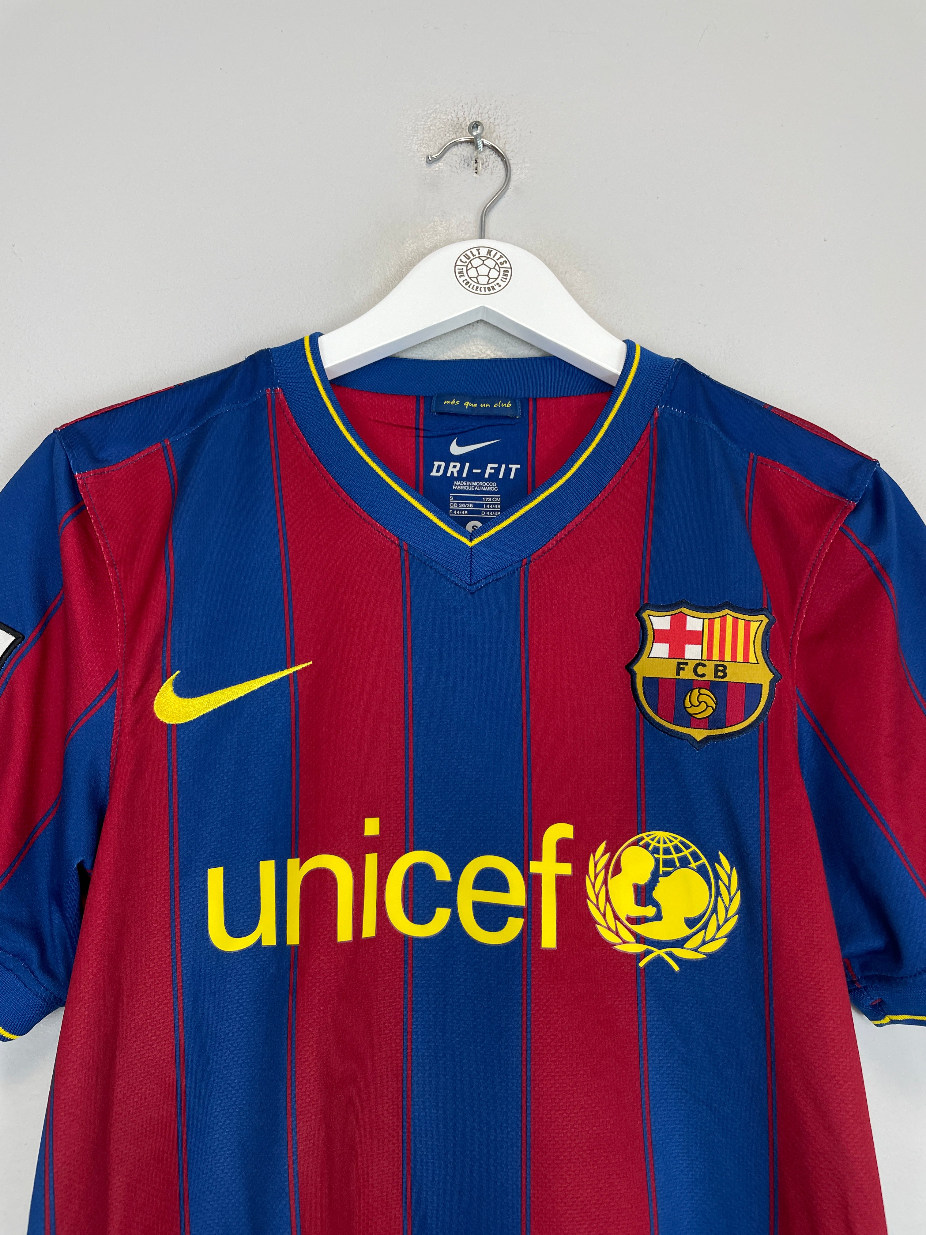 Shop 2009/10 BARCELONA MESSI #10 HOME SHIRT (S) NIKE, classic football shirts, vintage football shirts & retro soccer jerseys at Cult Kits