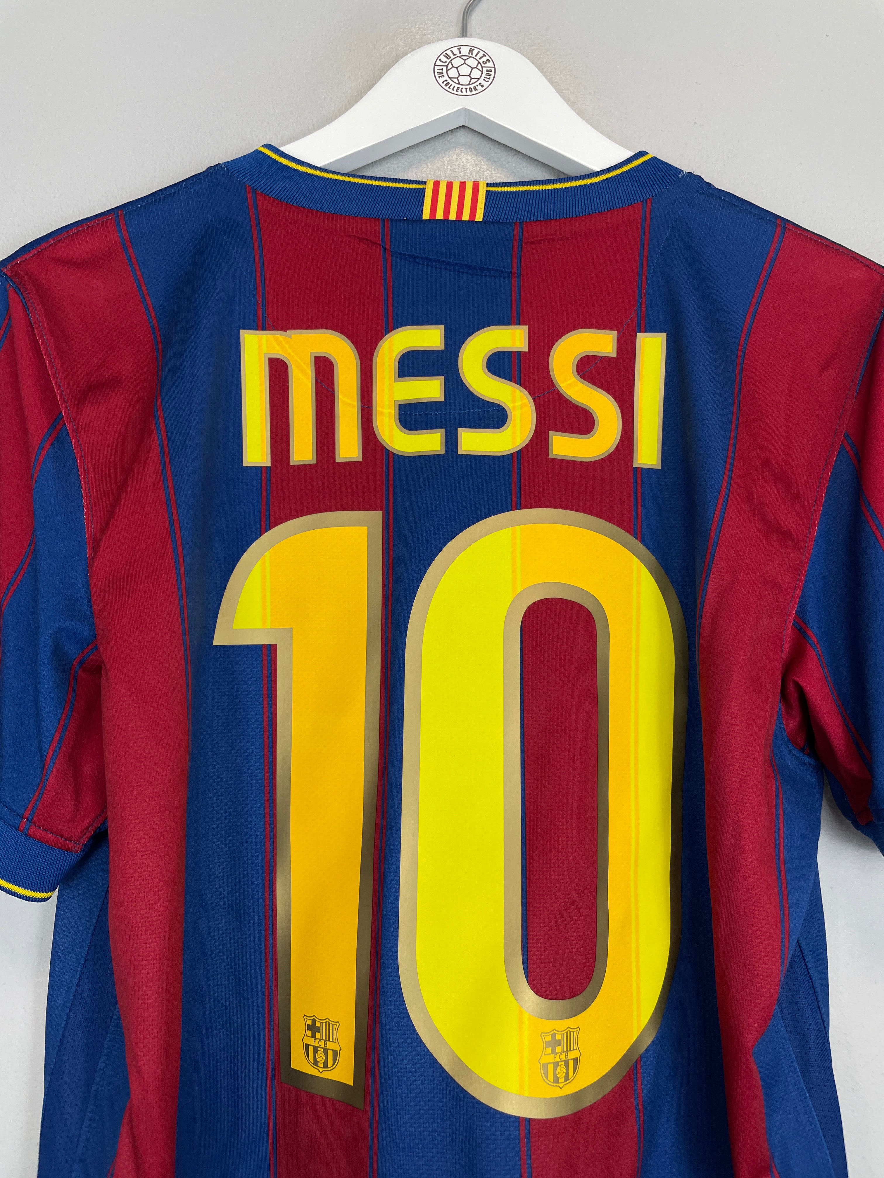 Shop 2009/10 BARCELONA MESSI #10 HOME SHIRT (S) NIKE, classic football shirts, vintage football shirts & retro soccer jerseys at Cult Kits