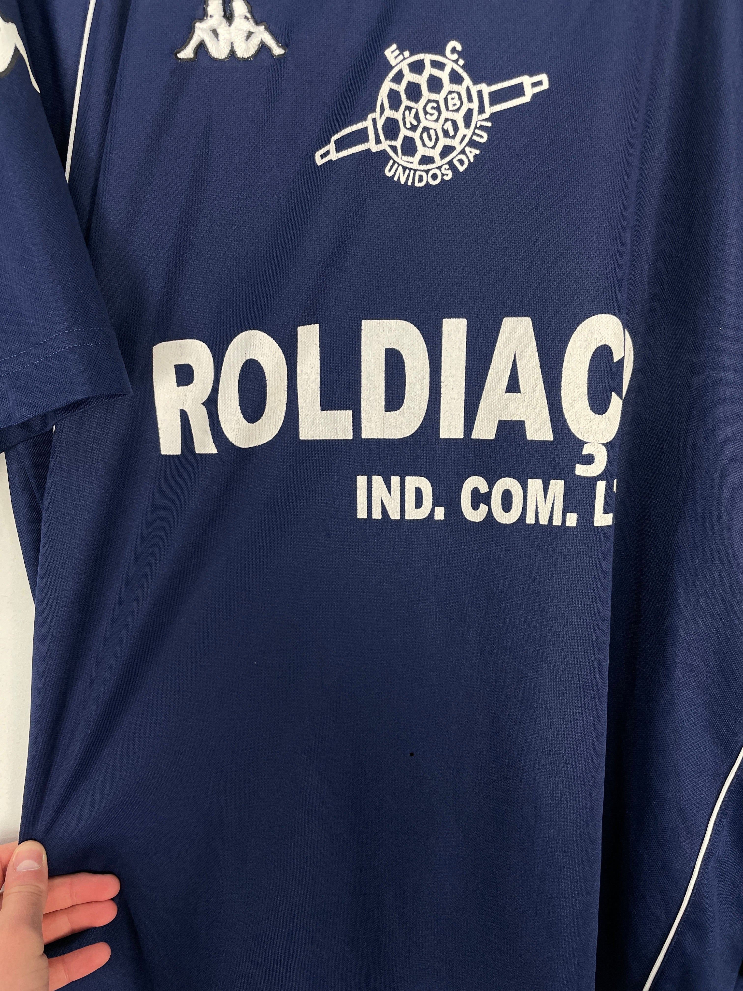 Shop 2000/01 UNIDOS JUNINHO #15 HOME SHIRT (XL) KAPPA, classic football shirts, vintage football shirts & retro soccer jerseys at Cult Kits