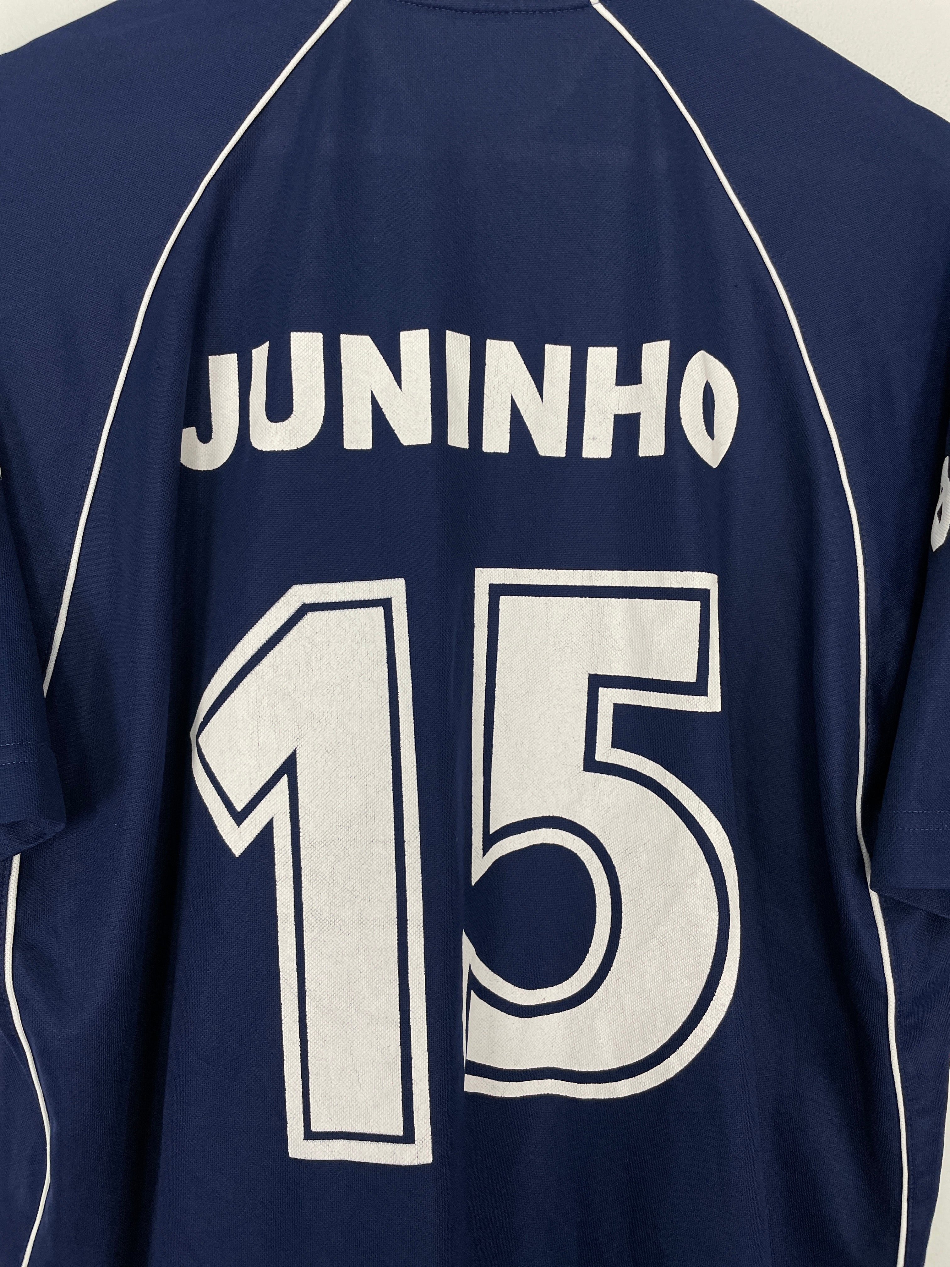 Shop 2000/01 UNIDOS JUNINHO #15 HOME SHIRT (XL) KAPPA, classic football shirts, vintage football shirts & retro soccer jerseys at Cult Kits