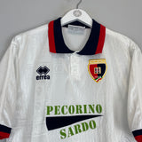 1993/95 CAGLIARI *MINT* AWAY SHIRT (XL) ERREA