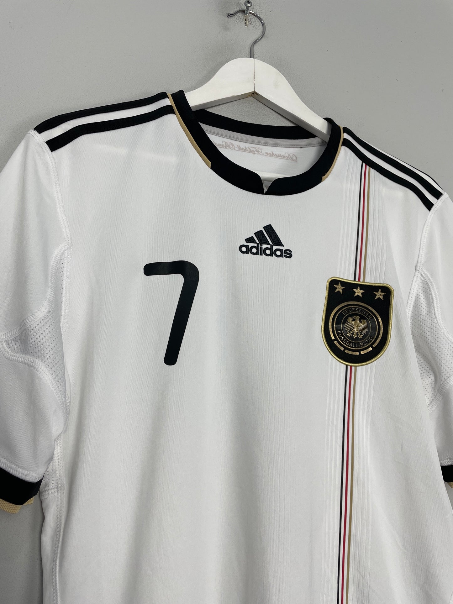2010/11 GERMANY SCHWEINSTEIGER #7 HOME SHIRT (M) ADIDAS