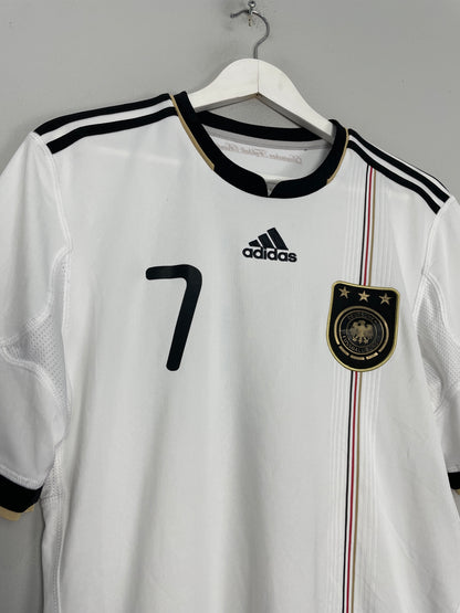 2010/11 GERMANY SCHWEINSTEIGER #7 HOME SHIRT (M) ADIDAS