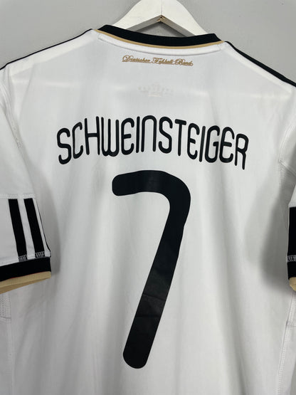 2010/11 GERMANY SCHWEINSTEIGER #7 HOME SHIRT (M) ADIDAS
