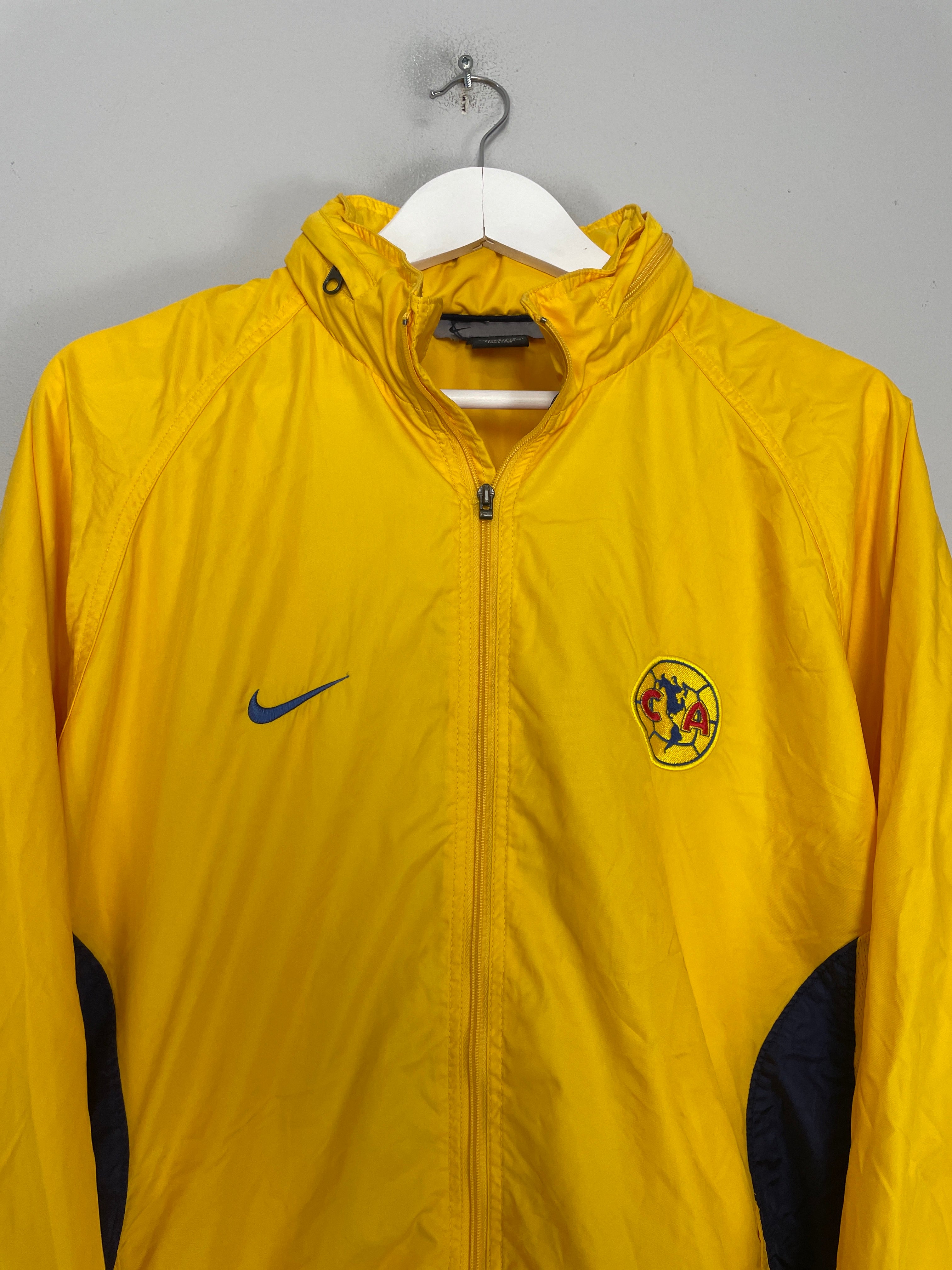 Shop 2001/02 CLUB AMERICA TRACK JACKET (L) NIKE, classic football shirts, vintage football shirts & retro soccer jerseys at Cult Kits