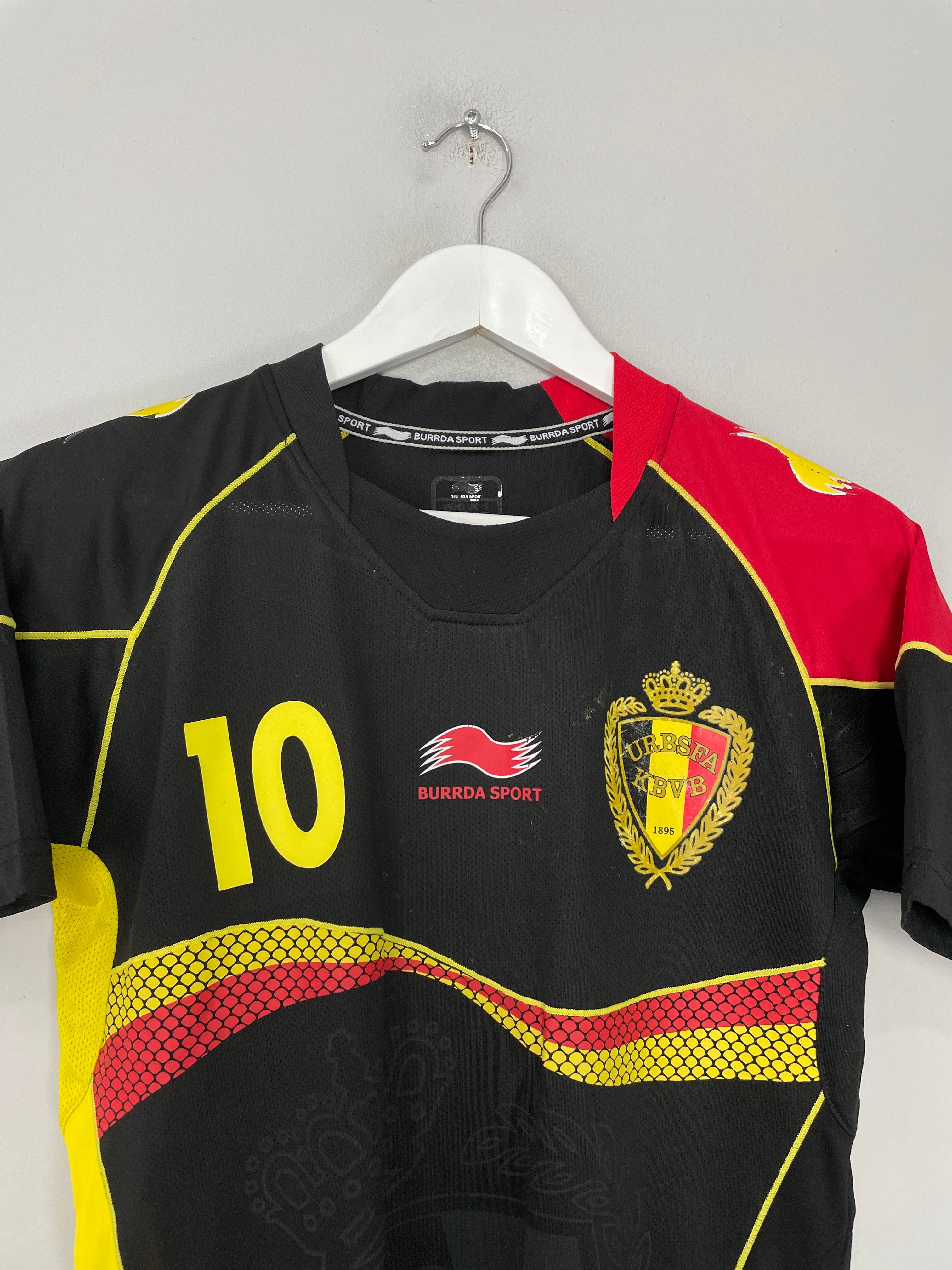 Shop 2012/13 BELGIUM HAZARD #10 AWAY SHIRT (S) BURRDA SPORT, classic football shirts, vintage football shirts & retro soccer jerseys at Cult Kits