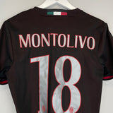 2016/17 AC MILAN MONTOLIVO #18 HOME SHIRT (S) ADIDAS