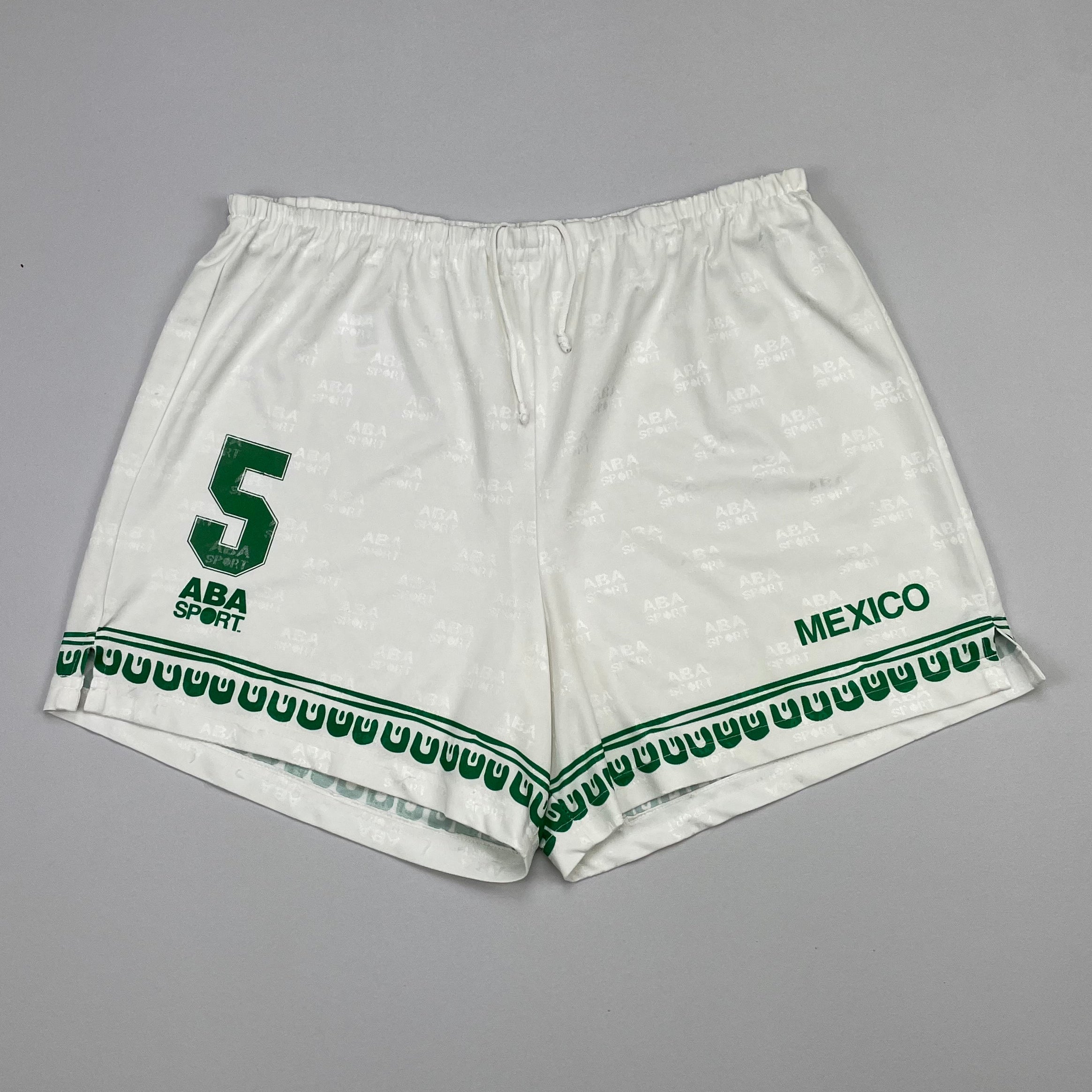 Shop 1997/98 MEXICO #5 SHORTS (M) ABA SPORT, classic football shirts, vintage football shirts & retro soccer jerseys at Cult Kits