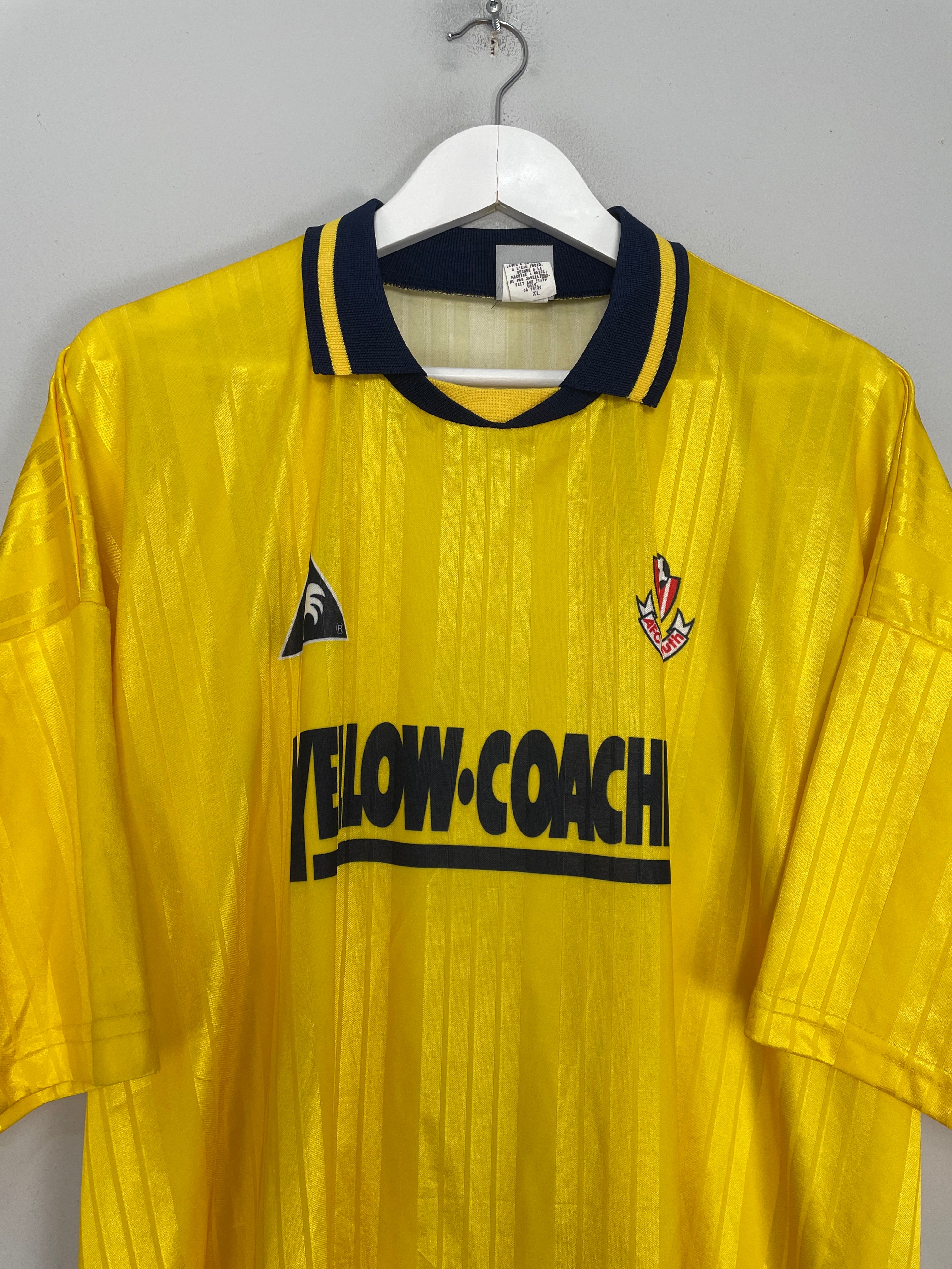 Shop 1995/96 BOURNEMOUTH AWAY SHIRT (XL) LE COQ, classic football shirts, vintage football shirts & retro soccer jerseys at Cult Kits
