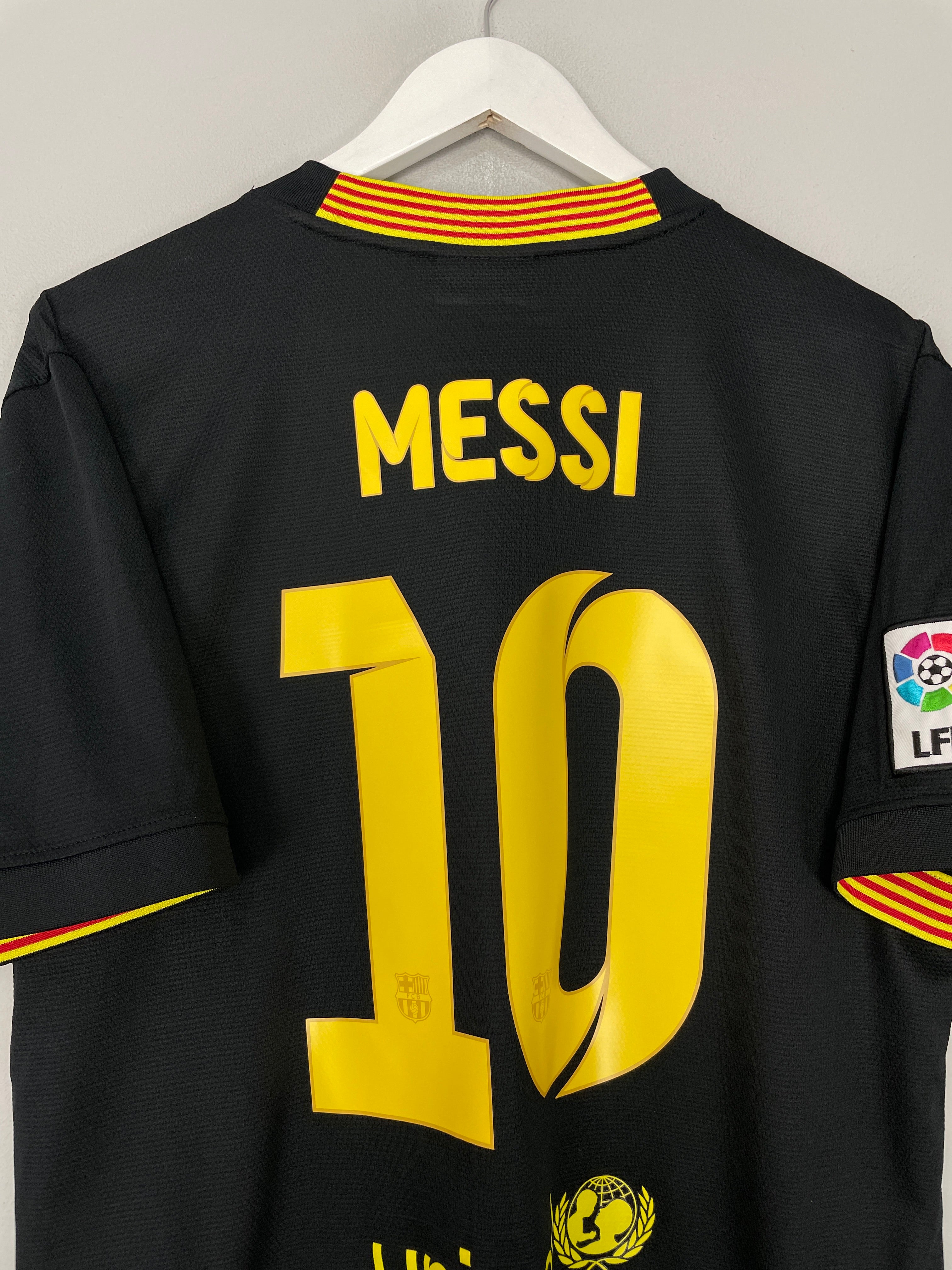 Shop 2013/14 BARCELONA MESSI #10 THIRD SHIRT (L) NIKE, classic football shirts, vintage football shirts & retro soccer jerseys at Cult Kits