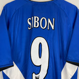 2003/05 SHEFFIELD WEDNESDAY SIBON #9 HOME SHIRT (XL) DIADORA
