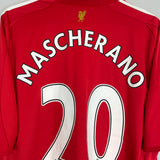 2008/10 LIVERPOOL MASCHERANO #20 HOME SHIRT (XL) ADIDAS