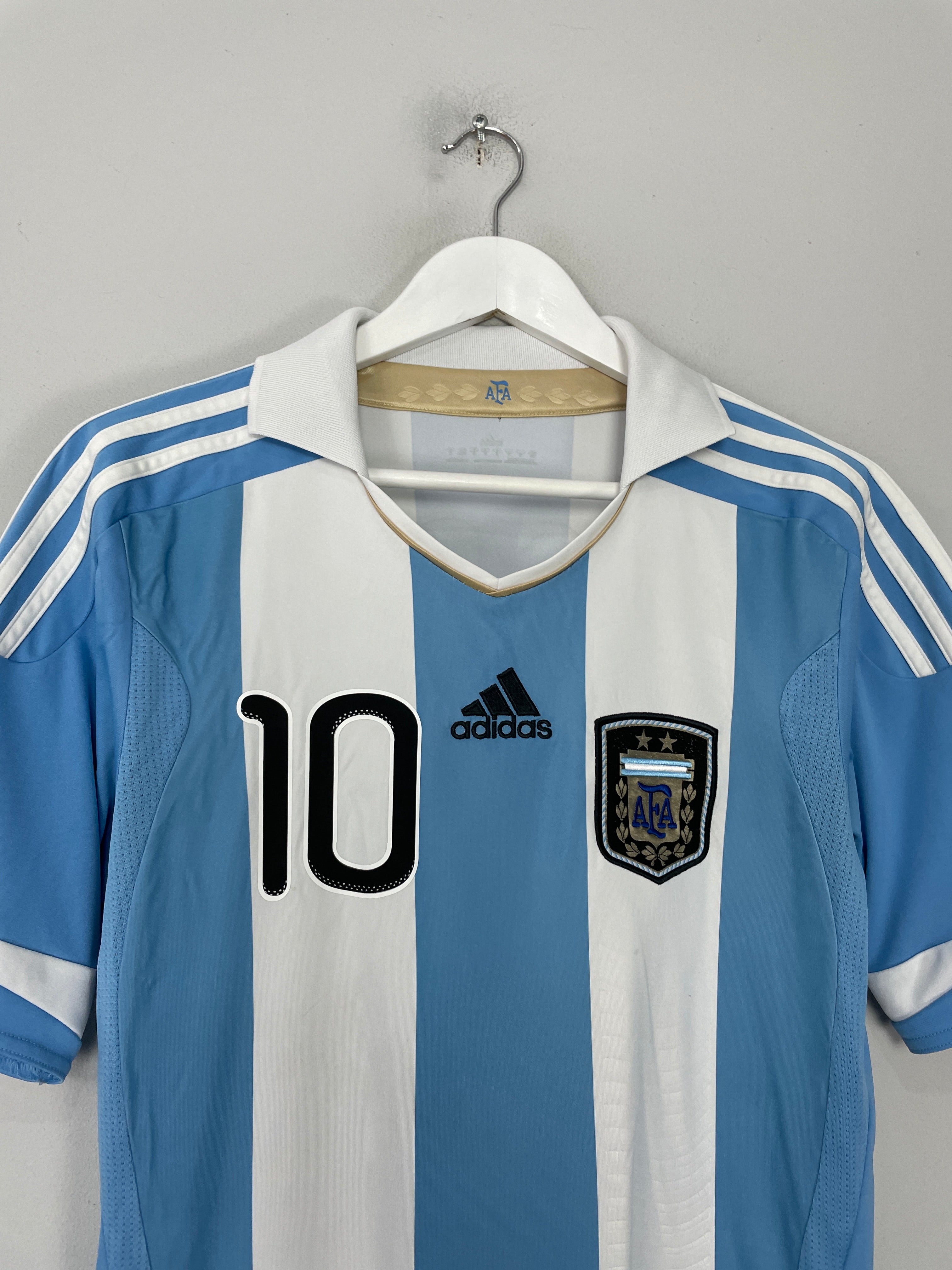 Shop 2011/12 ARGENTINA MESSI #10 HOME SHIRT (S) ADIDAS, classic football shirts, vintage football shirts & retro soccer jerseys at Cult Kits