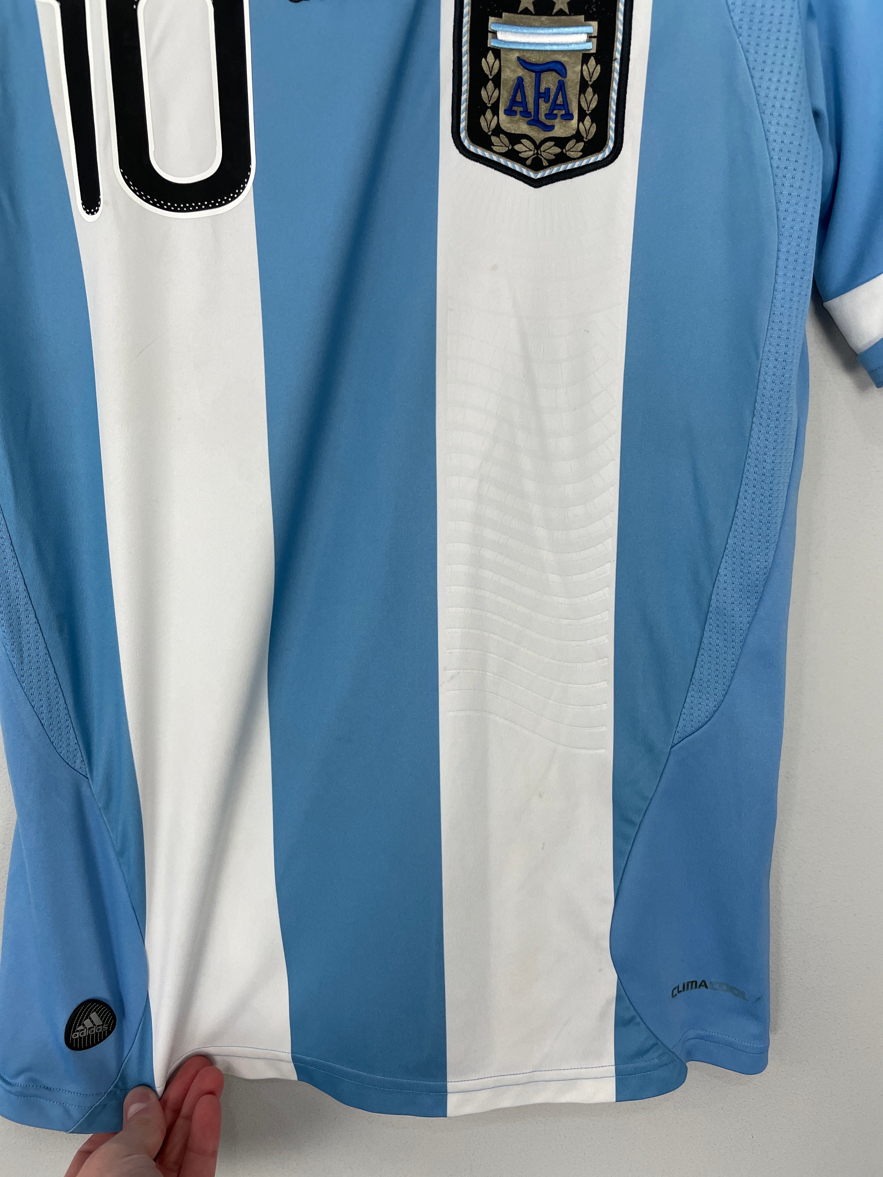 Shop 2011/12 ARGENTINA MESSI #10 HOME SHIRT (S) ADIDAS, classic football shirts, vintage football shirts & retro soccer jerseys at Cult Kits