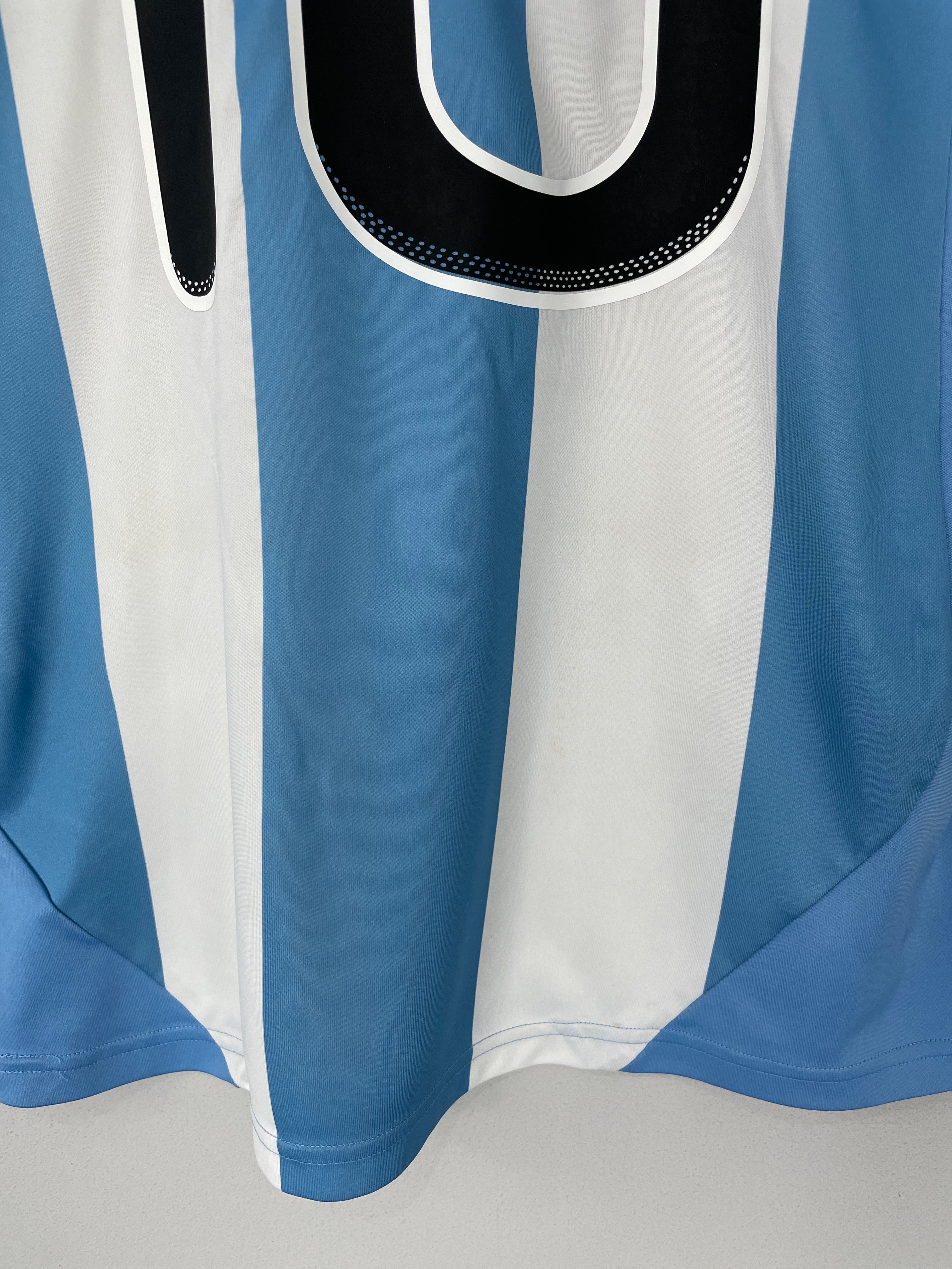 Shop 2011/12 ARGENTINA MESSI #10 HOME SHIRT (S) ADIDAS, classic football shirts, vintage football shirts & retro soccer jerseys at Cult Kits