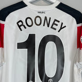 2010/12 MANCHESTER UNITED ROONEY #10 C/L *PLAYER ISSUE* AWAY SHIRT (L) NIKE