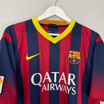 Shop 2013/14 BARCELONA MESSI #10 HOME SHIRT (XL) NIKE, classic football shirts, vintage football shirts & retro soccer jerseys at Cult Kits