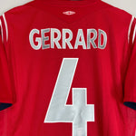 Shop 2004/06 ENGLAND GERRARD #4 AWAY SHIRT (L) UMBRO, classic football shirts, vintage football shirts & retro soccer jerseys at Cult Kits