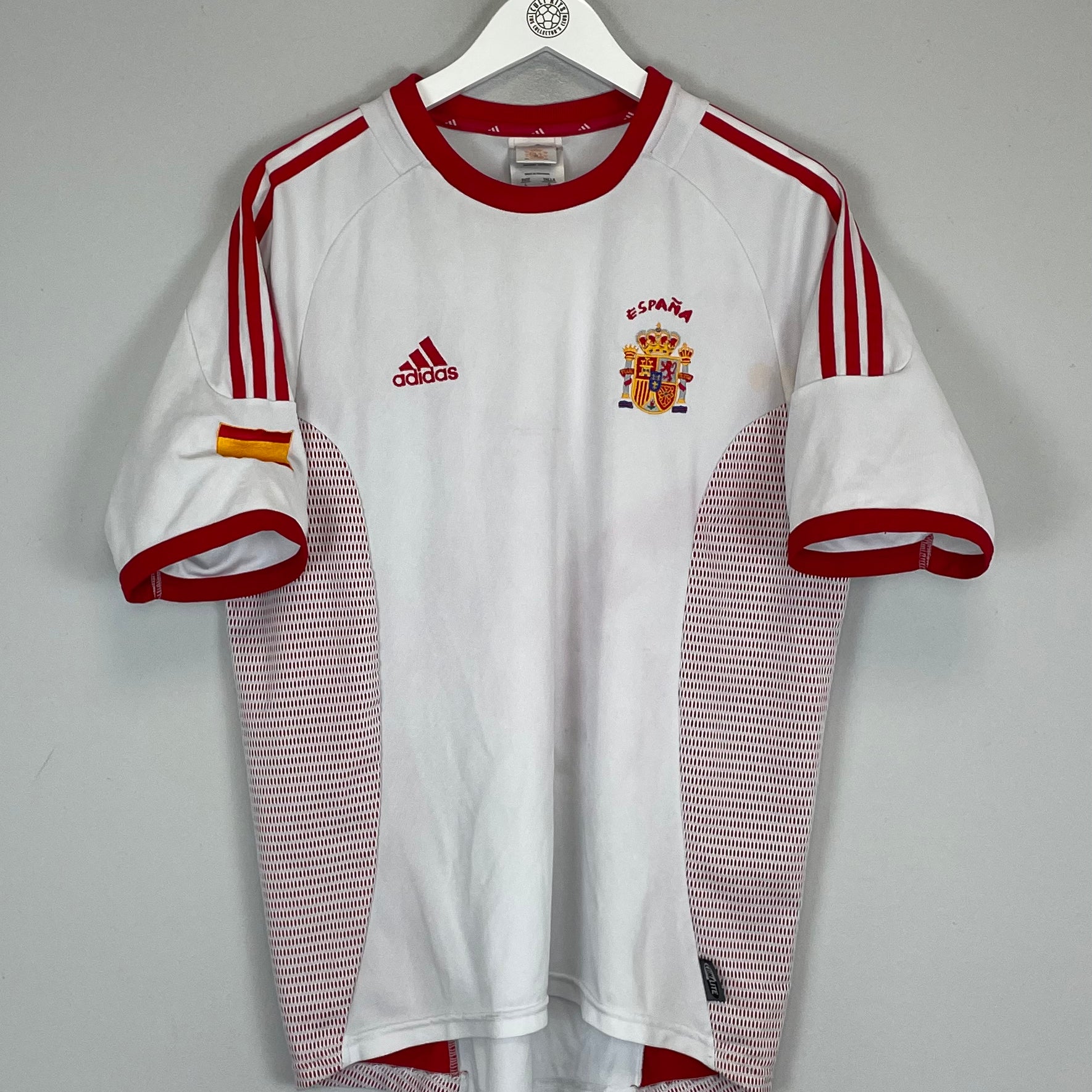 Shop 2002/04 SPAIN AWAY SHIRT (L) ADIDAS, classic football shirts, vintage football shirts & retro soccer jerseys at Cult Kits