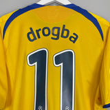 2008/09 CHELSEA DROGBA #11 C/L *PLAYER ISSUE* THIRD SHIRT (L) ADIDAS