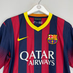 Shop 2013/14 BARCELONA NEYMAR JR #11 HOME SHIRT (M) NIKE, classic football shirts, vintage football shirts & retro soccer jerseys at Cult Kits