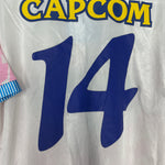 Shop 1995/97 CEREZO OSAKA #14 AWAY SHIRT (L) MIZUNO, classic football shirts, vintage football shirts & retro soccer jerseys at Cult Kits