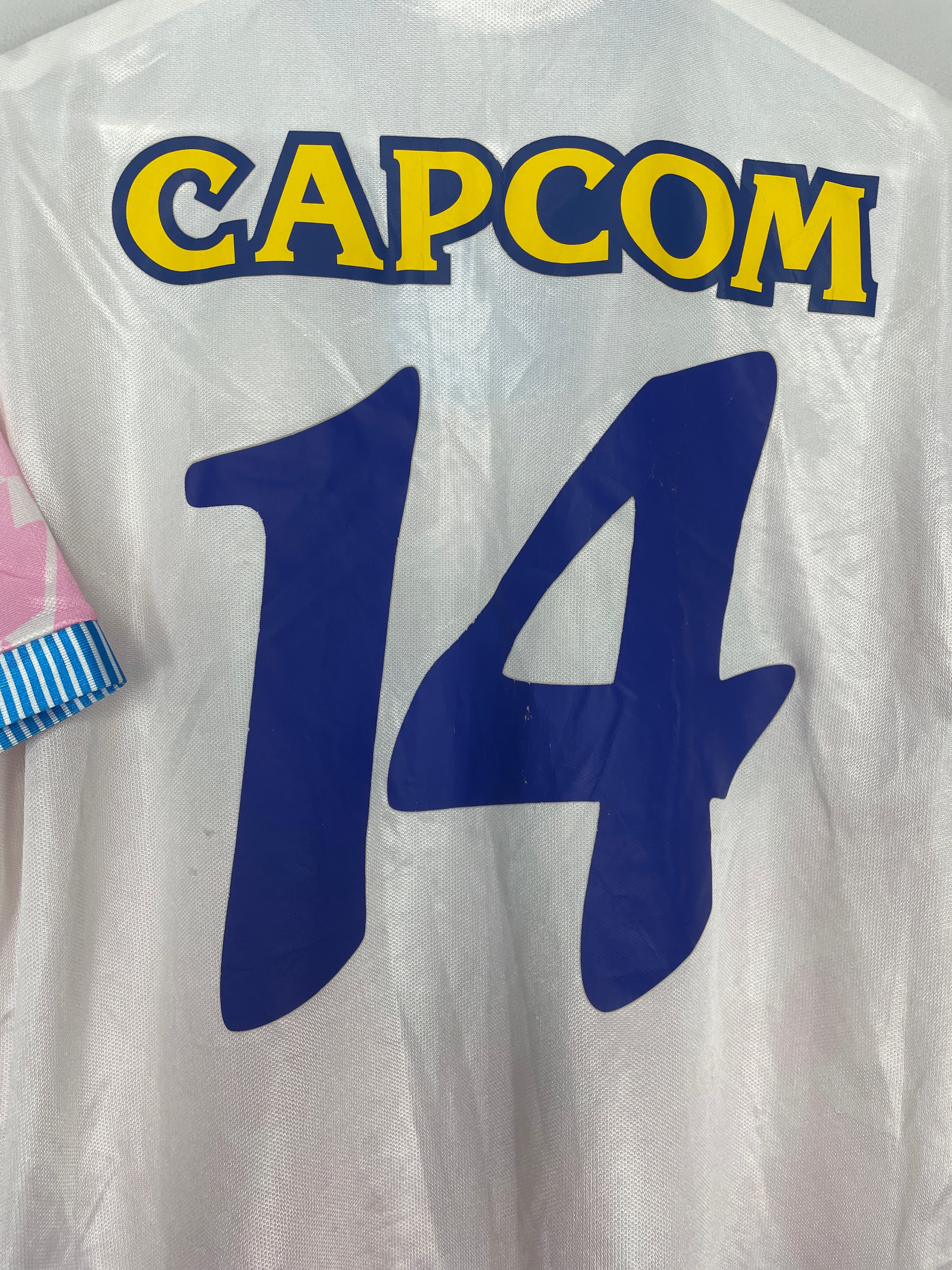 Shop 1995/97 CEREZO OSAKA #14 AWAY SHIRT (L) MIZUNO, classic football shirts, vintage football shirts & retro soccer jerseys at Cult Kits