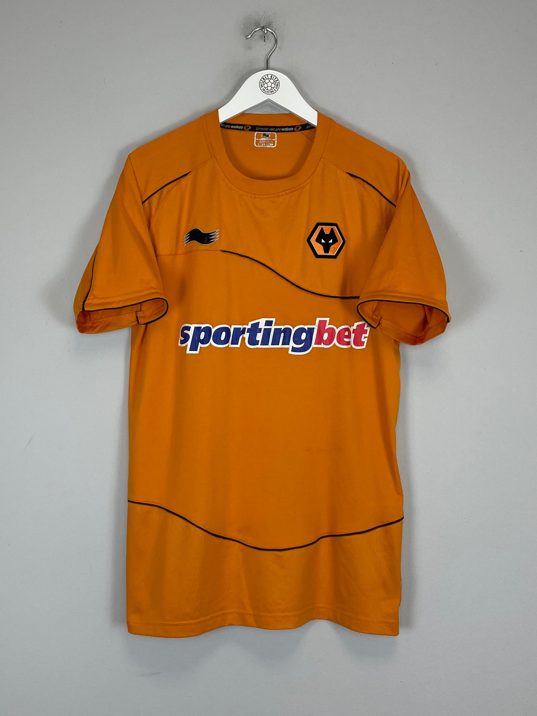 Shop 2011/12 WOLVES HOME SHIRT (L) BURRDA SPORT, classic football shirts, vintage football shirts & retro soccer jerseys at Cult Kits