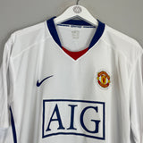 2008/09 MANCHESTER UNITED RONALDO #7 *BNWT* AWAY SHIRT (XXL) NIKE