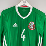 2016/17 MEXICO R.MARQUEZ #4 L/S HOME SHIRT (M) ADIDAS