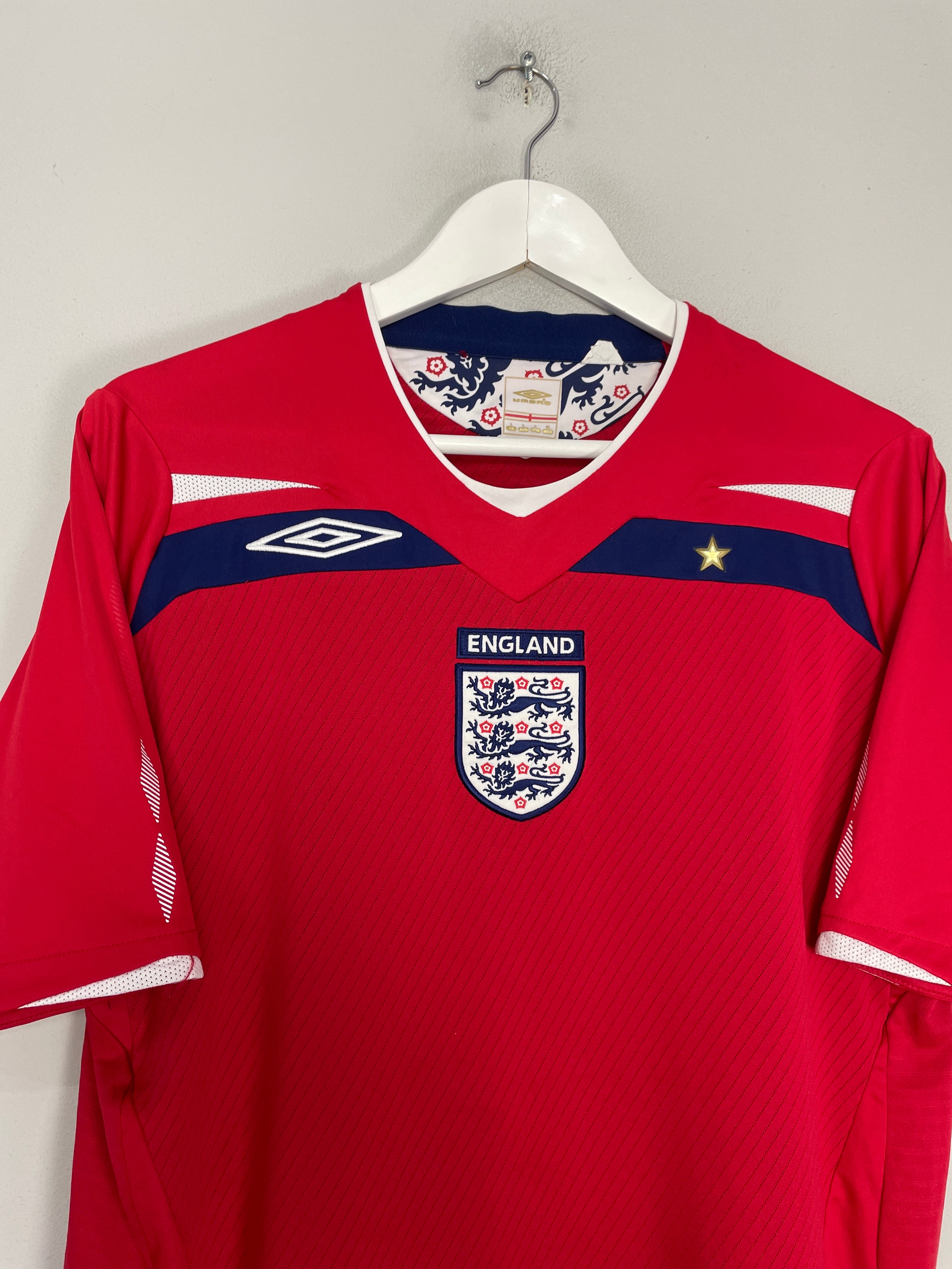 Shop 2008/10 ENGLAND AWAY SHIRT (L) UMBRO, classic football shirts, vintage football shirts & retro soccer jerseys at Cult Kits