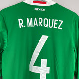 2016/17 MEXICO R.MARQUEZ #4 L/S HOME SHIRT (M) ADIDAS