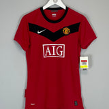 2009/10 MANCHESTER UNITED *BNWT* HOME SHIRT (L.WOMENS) NIKE