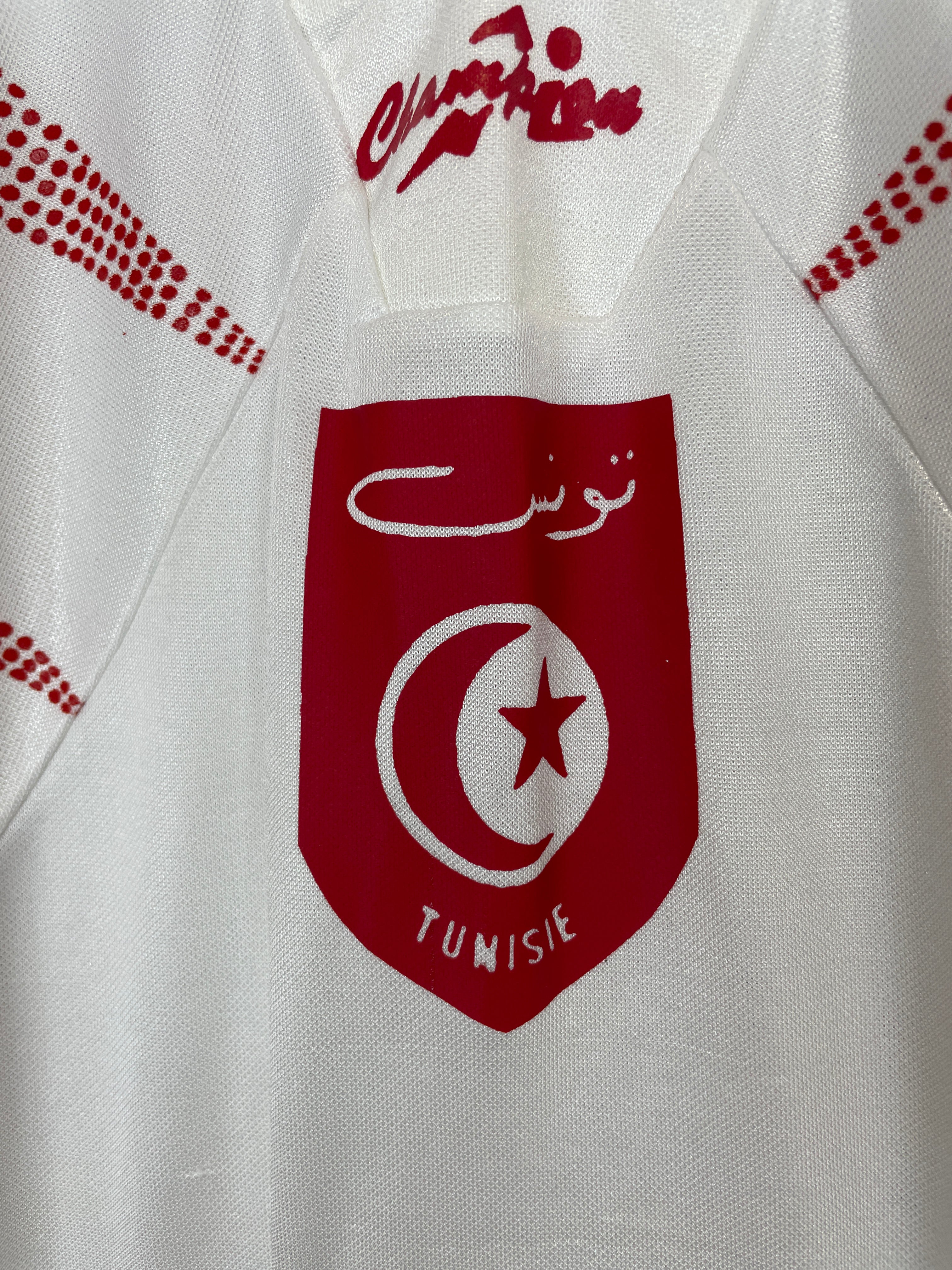 Shop 1994 TUNISIA 'ROTHMANS CUP' AWAY SHIRT (L) CHAMPION, classic football shirts, vintage football shirts & retro soccer jerseys at Cult Kits