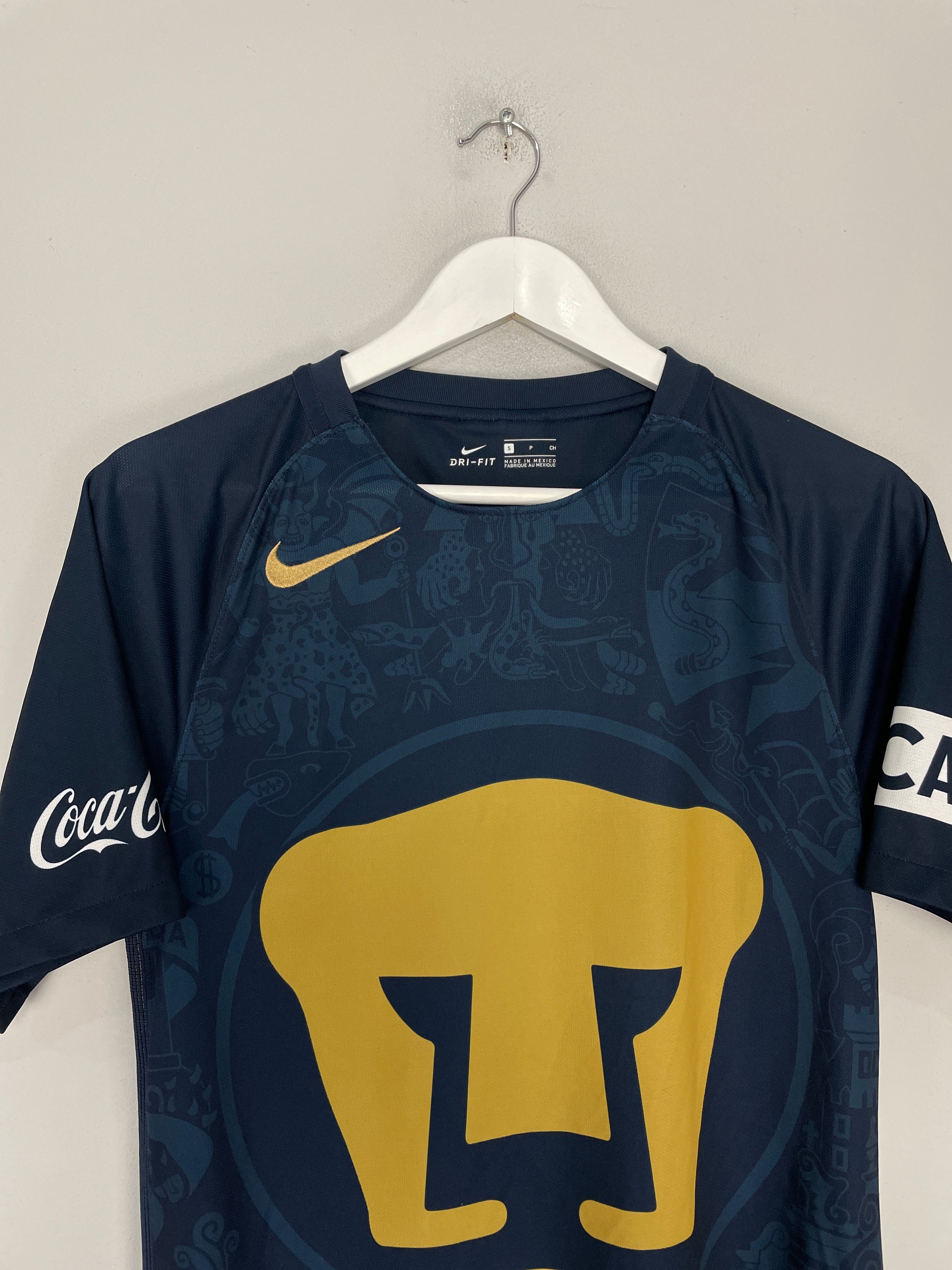 Shop 2016/17 UNAM PUMAS AWAY SHIRT (S) NIKE, classic football shirts, vintage football shirts & retro soccer jerseys at Cult Kits