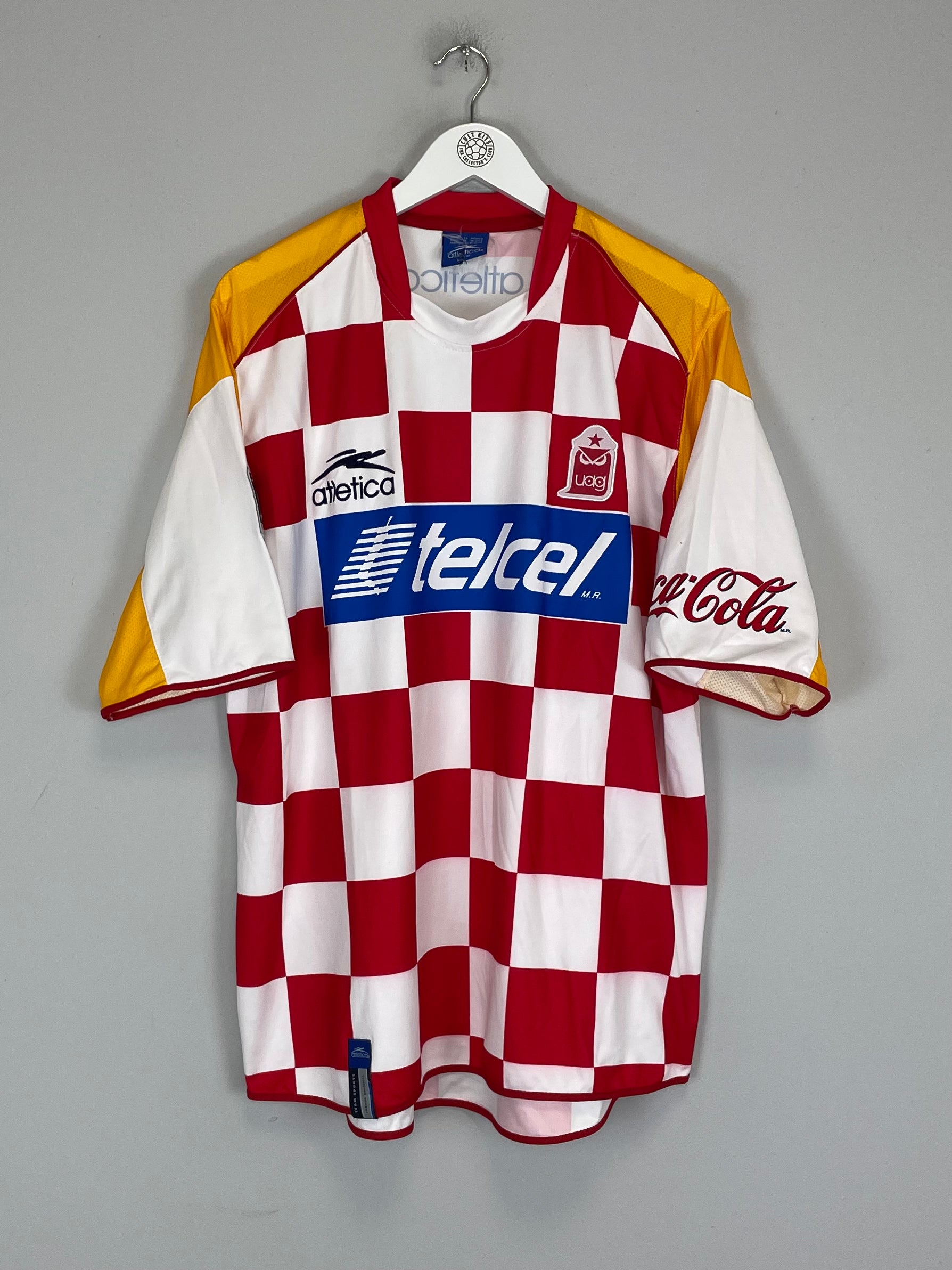 Shop 2000/01 TECOS FC HOME SHIRT (XL) ATLETICA, classic football shirts, vintage football shirts & retro soccer jerseys at Cult Kits