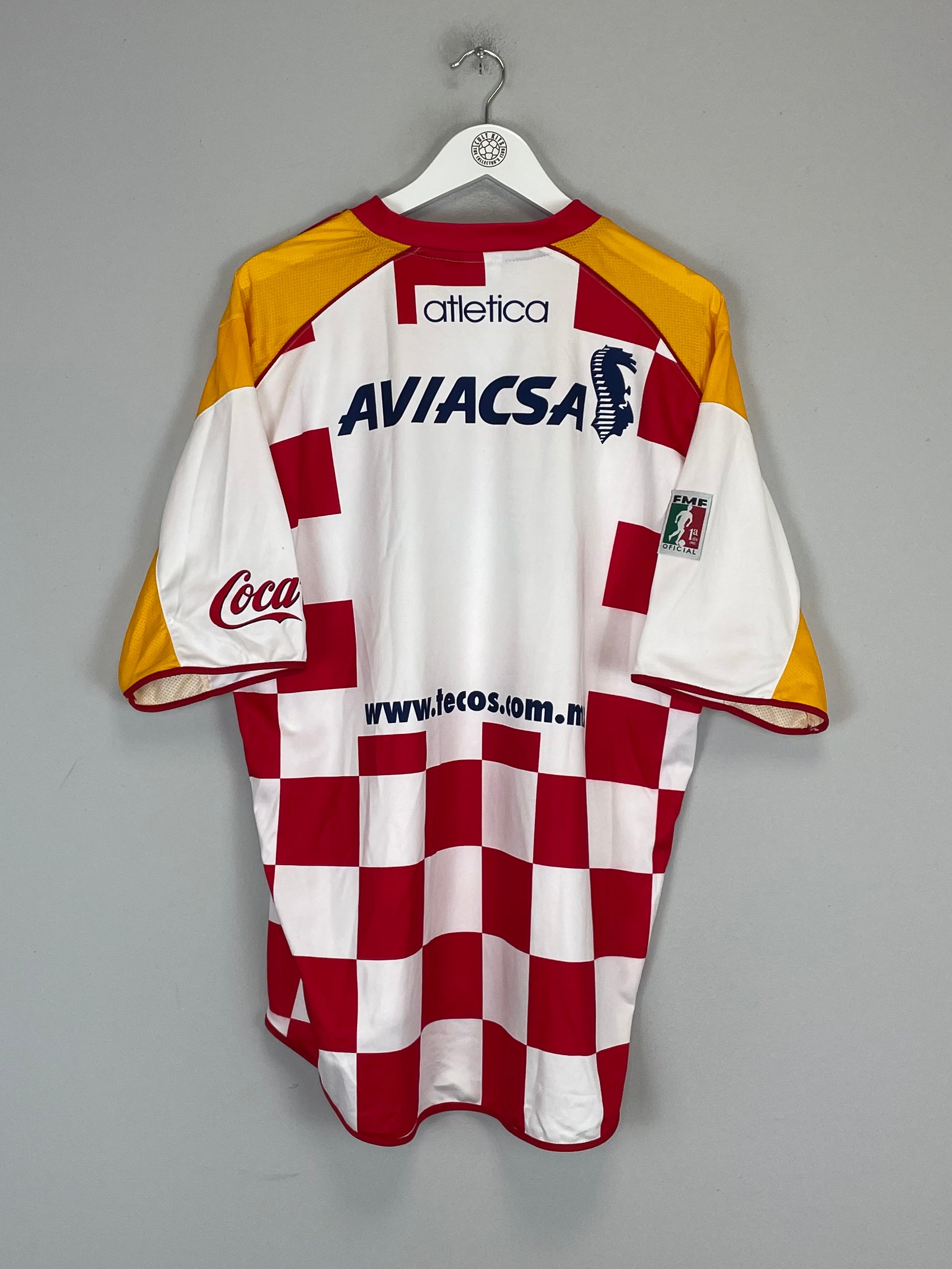 Shop 2000/01 TECOS FC HOME SHIRT (XL) ATLETICA, classic football shirts, vintage football shirts & retro soccer jerseys at Cult Kits