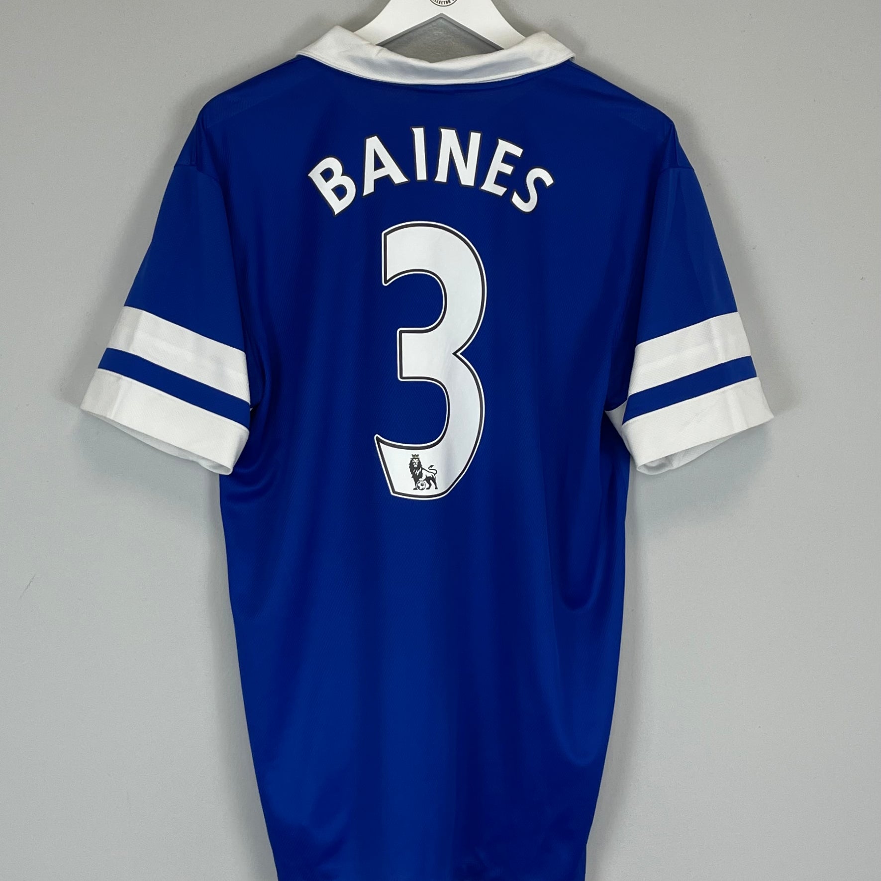 Shop 2013/14 EVERTON BAINES #3 HOME SHIRT (L) NIKE, classic football shirts, vintage football shirts & retro soccer jerseys at Cult Kits