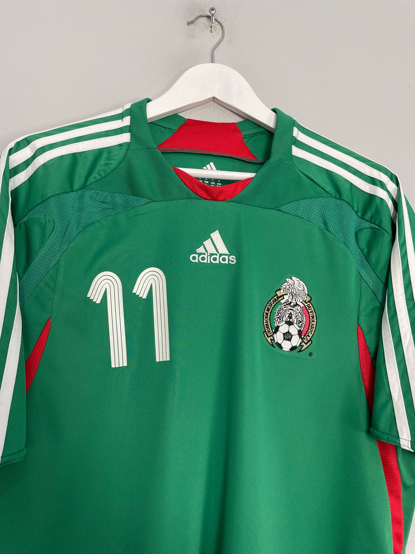 2007/08 MEXICO GUARDADO #11 HOME SHIRT (XL) ADIDAS