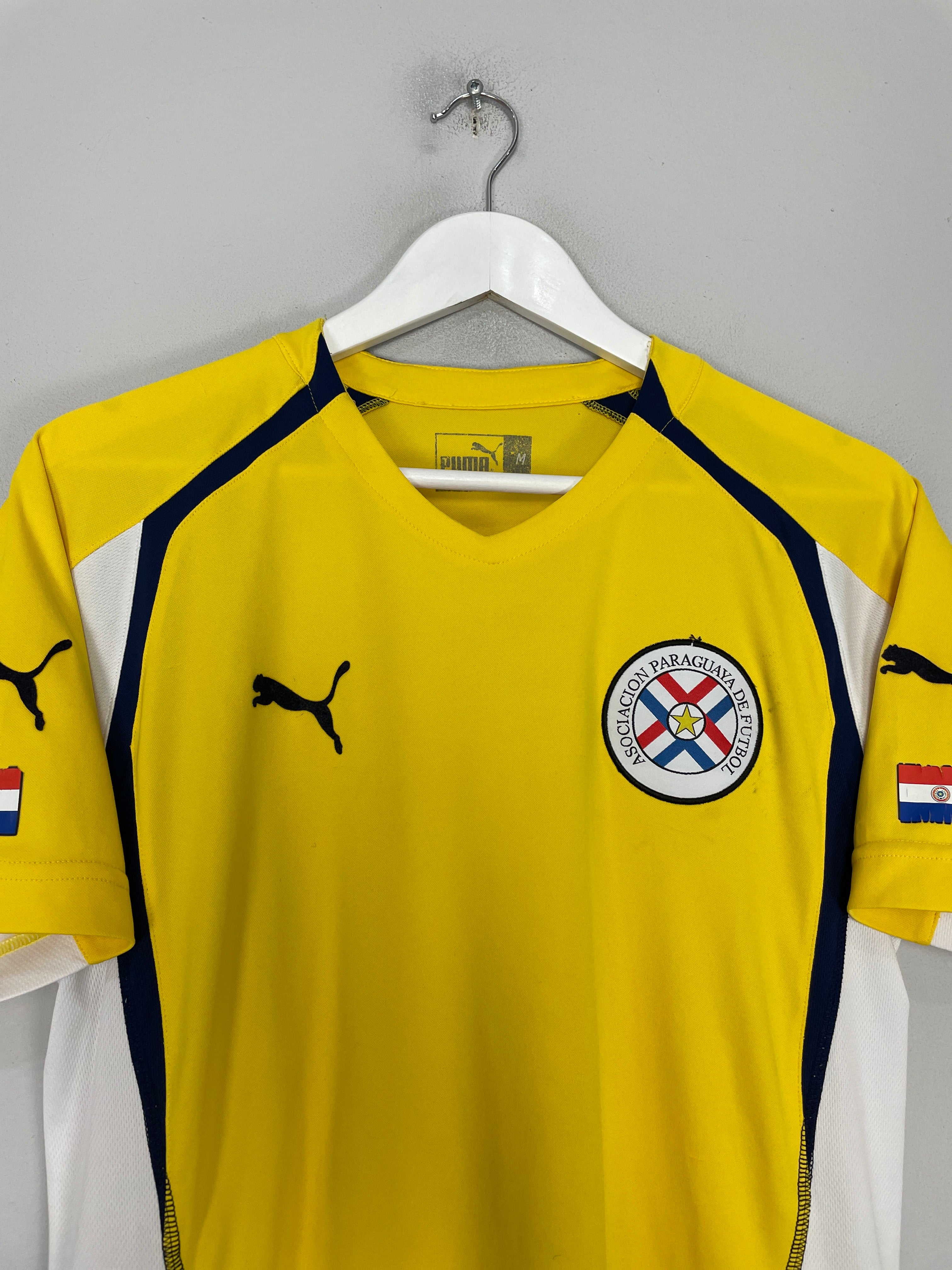 Shop 2004/06 PARAGUAY AWAY SHIRT (M) PUMA, classic football shirts, vintage football shirts & retro soccer jerseys at Cult Kits